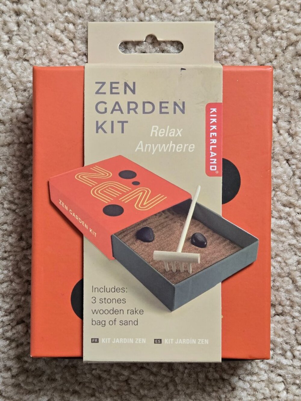 Kikkerland Zen garden kit